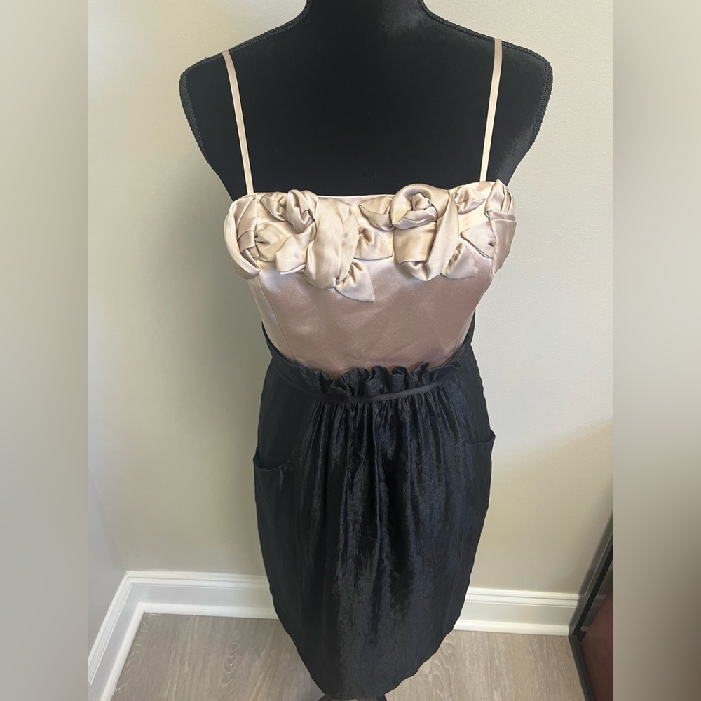 Two-tone Strapless BCBG Dress - 8